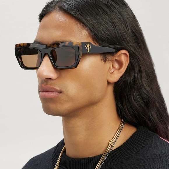 New! PALM ANGELS Sunglasses PERI028 0107, Authentic main image 14